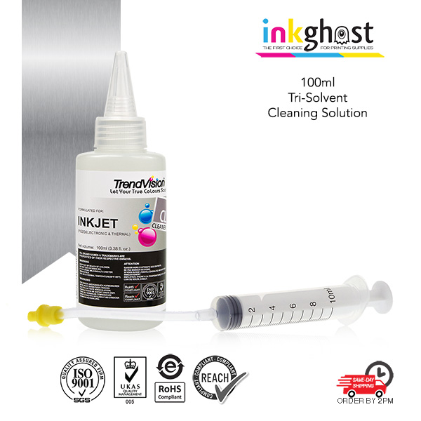 trendvision printhead cleaning liquid for inkjet printers Epson Canon HP Brother for dye pigment sublimation edible inks